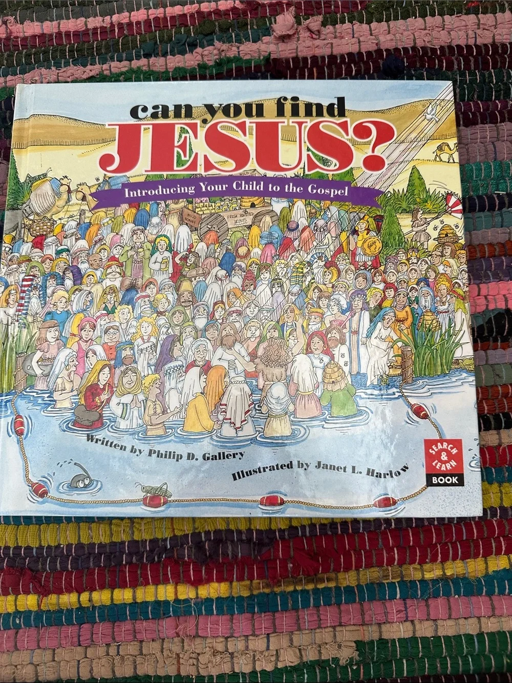 Can You Find Jesus? 1996 Christian Seek Find Book Gospel Catholic Hardcover